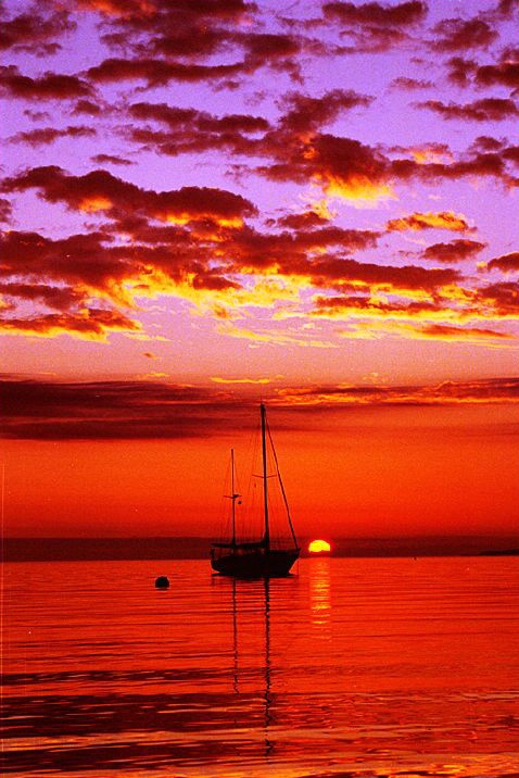 Sailboat and Sunrise