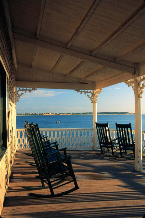 Porch on Block Island