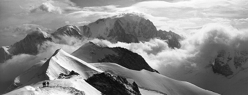 Mont Blanc from the Domes de Miage