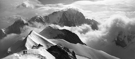 Mont Blanc from the Domes de Miage