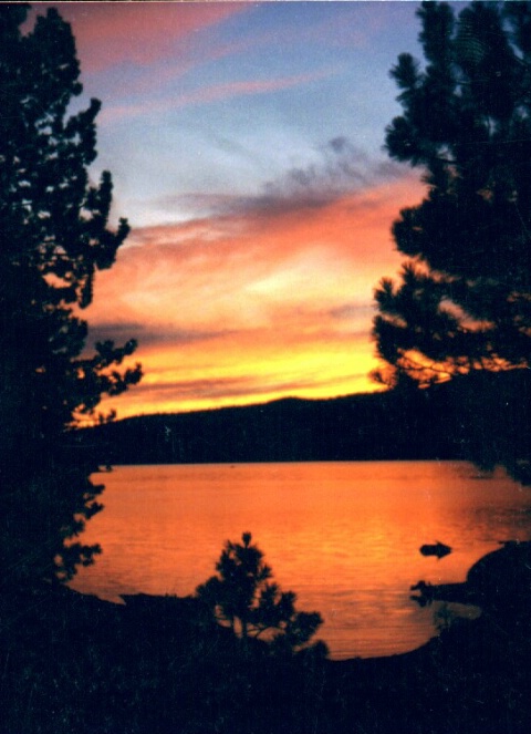 "Sunset  in Nevada"