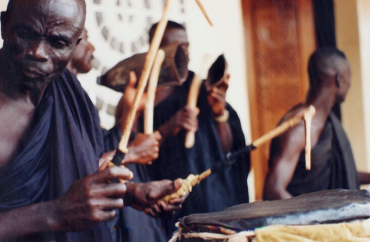 funeral drummers in Ghana Africa