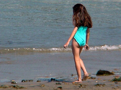 Little Girl at the Beach