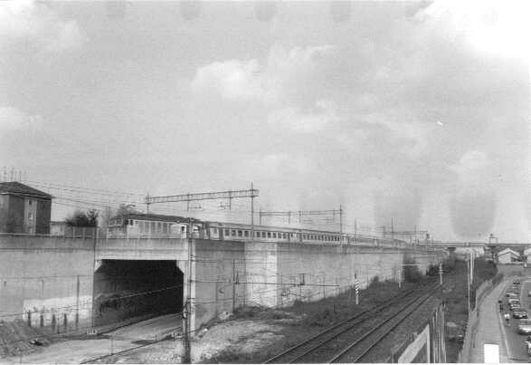 Train and Clouds