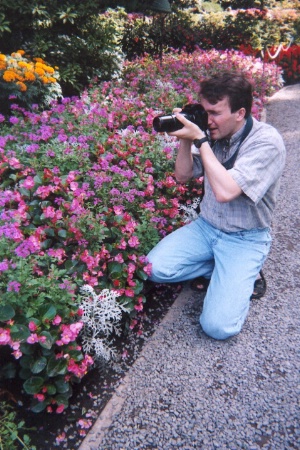 Shooting Flowers at Butchart Gardens, B.C.