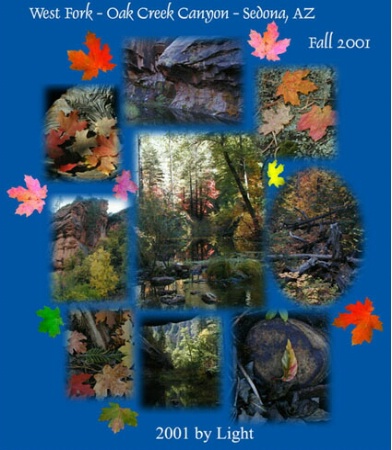 Fall Collage - Oak Creek Canyon - Sedona, AZ