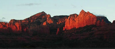 Sunset On Red Rocks