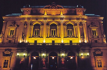 Lyon Theatre at Night