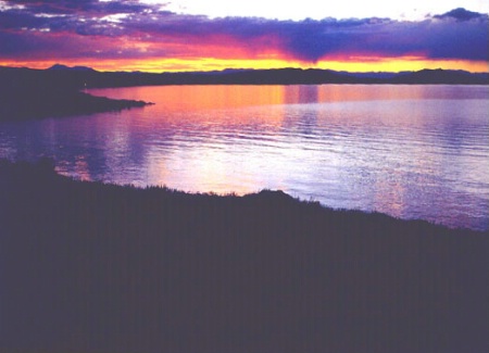 Sunset at Eleven Mile Reservoir