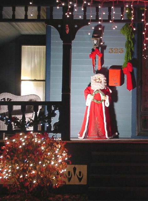 Santa on the Porch