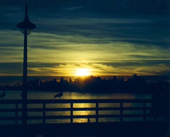 "Santa Cruz Sun Set"