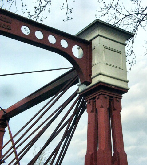 Iron Truss Bridge--1869 historical