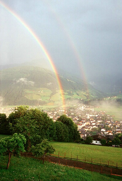 rainbow in Austria