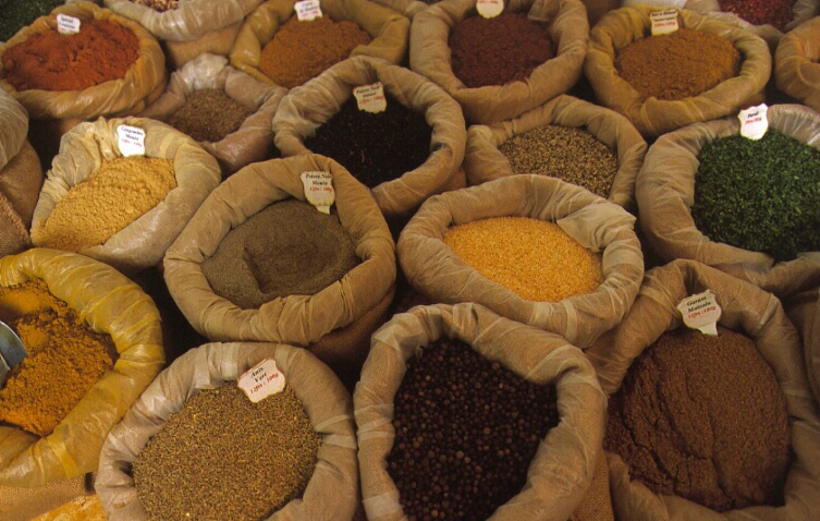 Spices at the Market - ID: 16440 © Jim Miotke