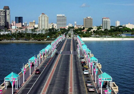 Downtown St. Petersburg, FL From The Pier