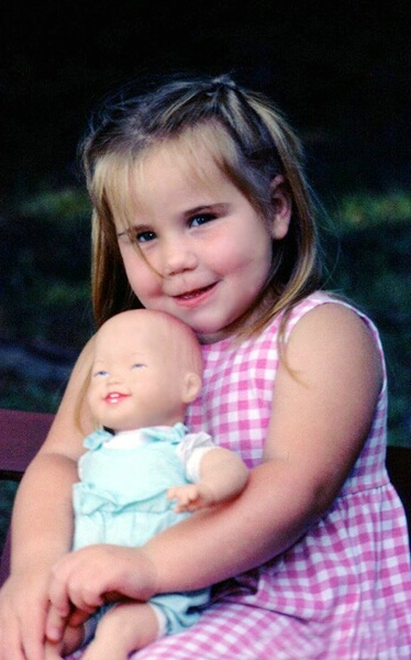 My grandaughter and her baby doll