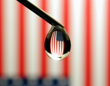 Patriotic Water Drop