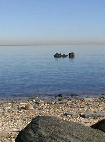 Rocks in Hempstead Harbor (retitled adn revised 2)