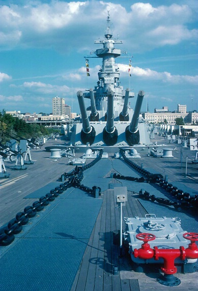 USS North Carolina in Wilmington, NC
