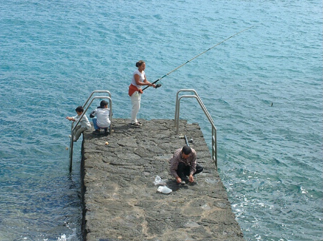 A family of anglers