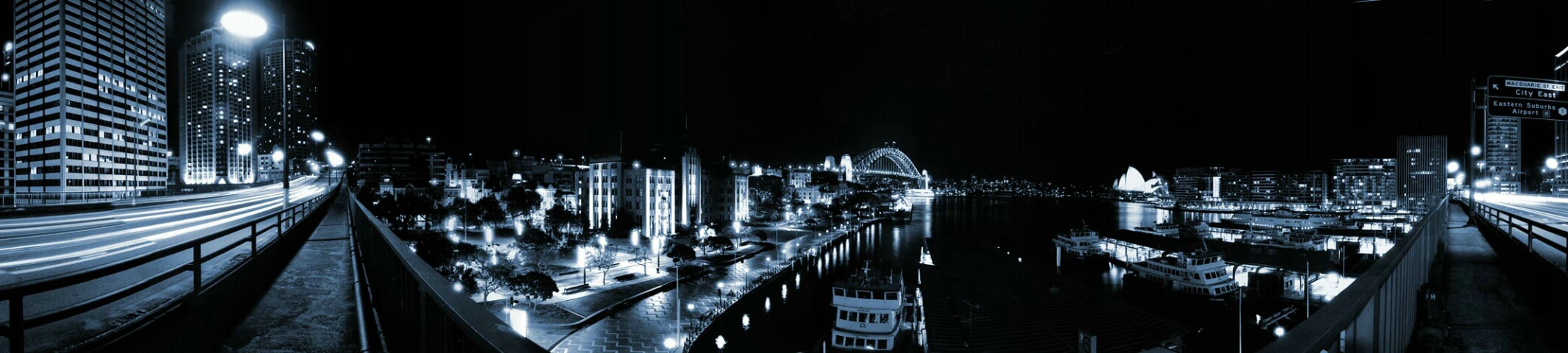 Sydney Harbour by night