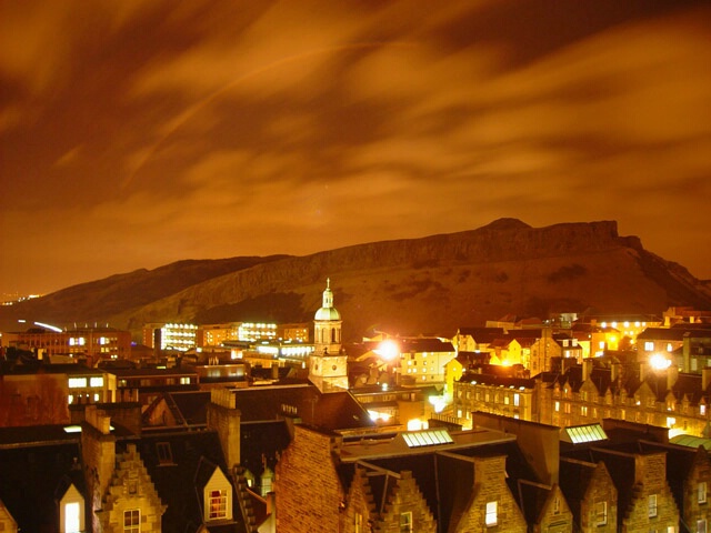 Edinburgh & Arthur's Seat at Night