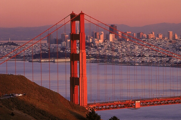 <b>Sundown at Golden Gate</b> 