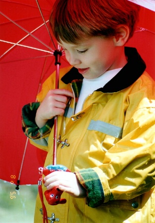 Liam in the Rain