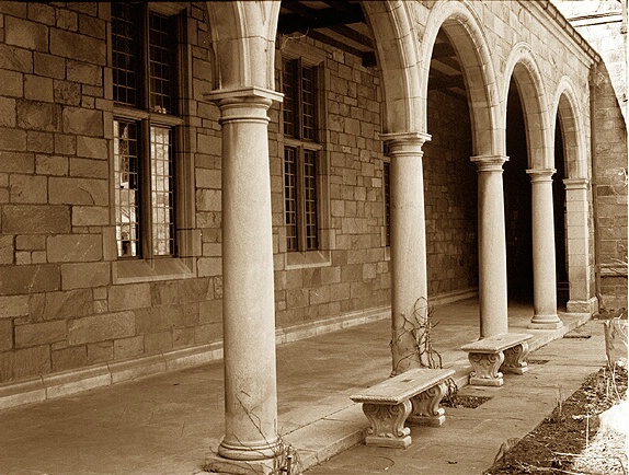 The Cloister in Winter