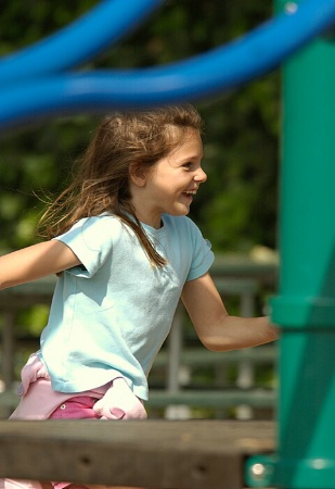 Laurel at the Playground