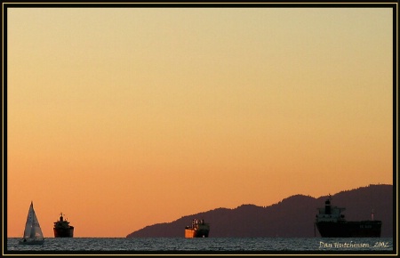 Burrard Inlet sunset