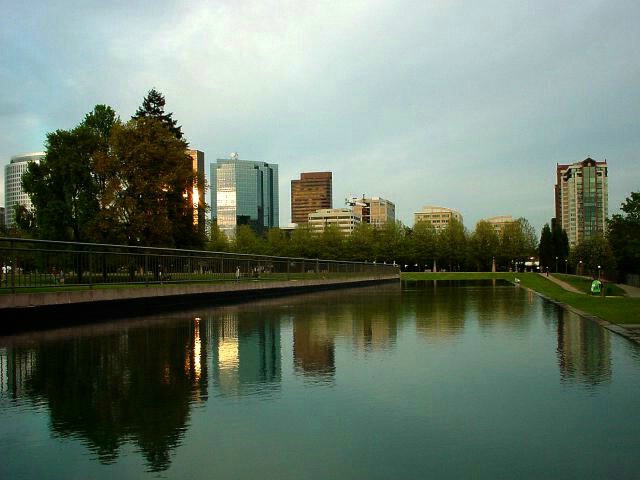 Downtown at Sunset