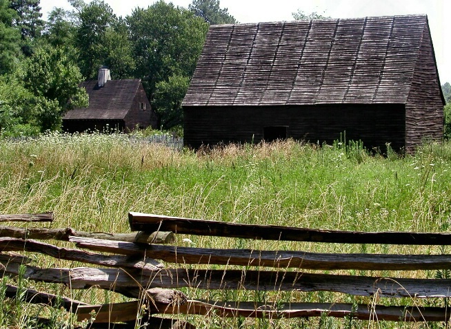 Tobacco Storage Barn and House