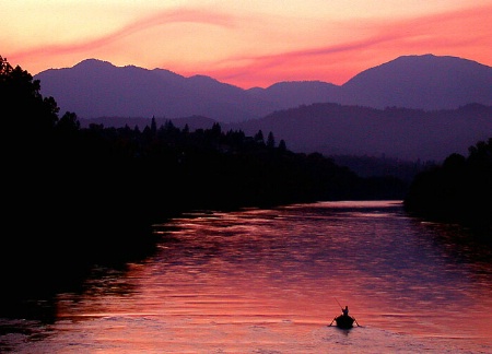 Sacramento River at Dusk