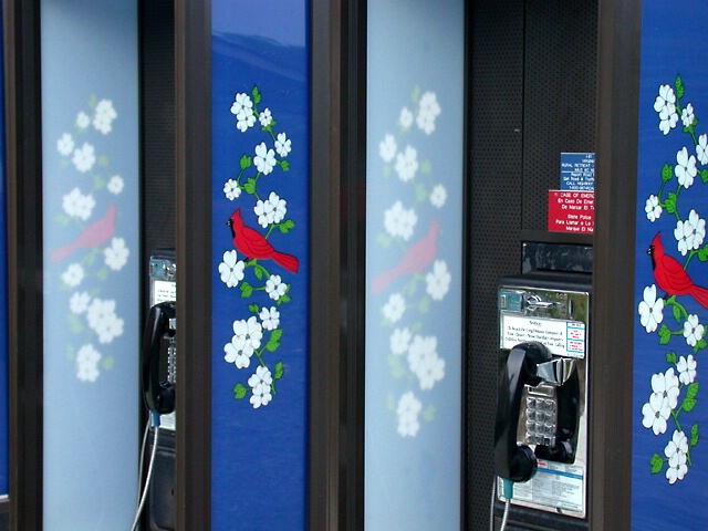 Beautiful phone booths