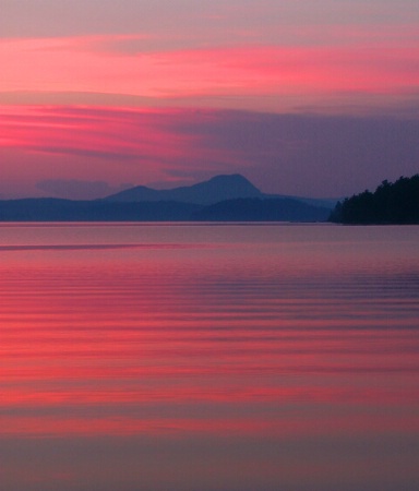 Sebec Lake Sunset