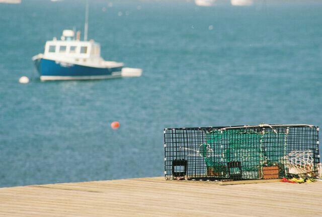 Lobster Trap & Boat