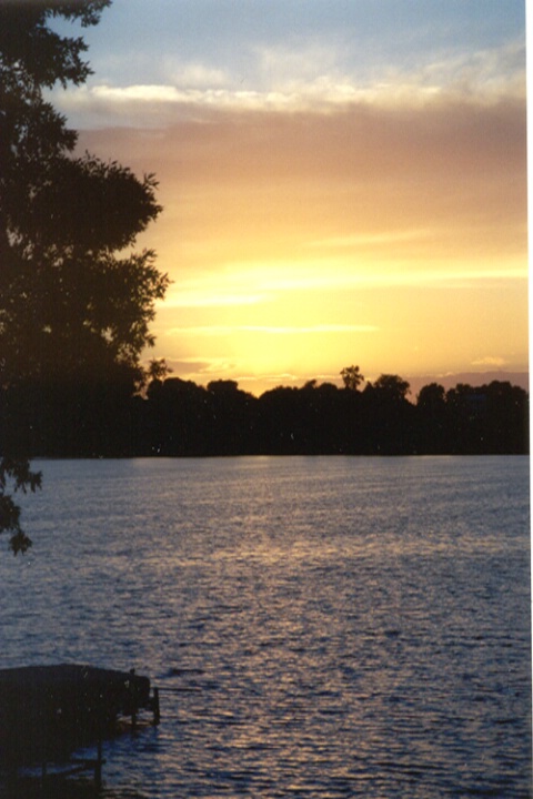 Sunset on winsted Lake