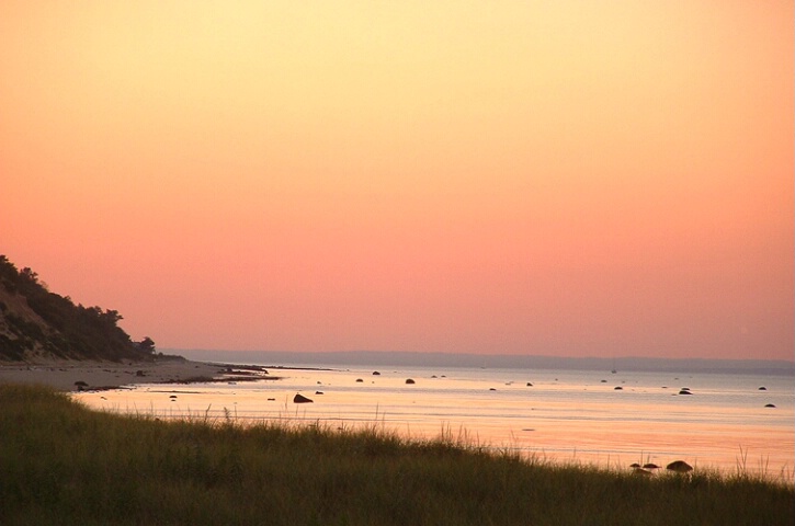 sunset at Sunken Meadow