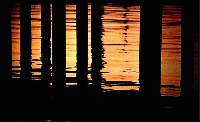 Boat Pier At Dusk - ID: 65716 © John D. Jones