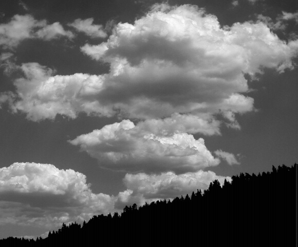 Clouds over Pine Mt. Ridge