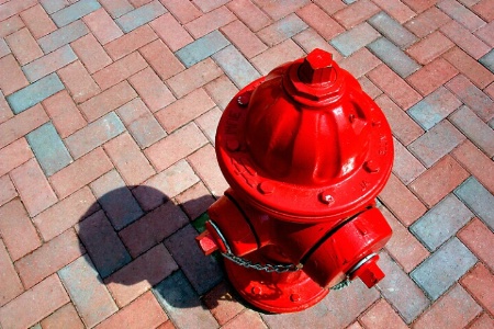 The red hydrant