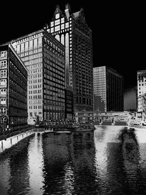 Milwaukee Riverfront - ID: 101110 © John D. Jones