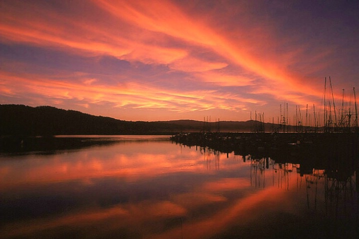 Marina Sunrise Reflection 2b