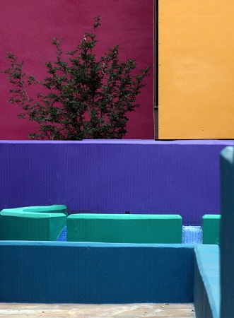 Colorful Courtyard