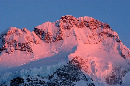 Sunrise, Mt Sefton, New Zealand.