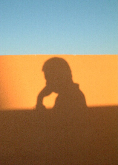 Portrait of the artist as a shadow of himself