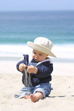The Little Man Discovers Sand