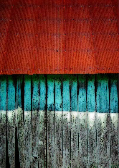 A Barn  Colors and Textures