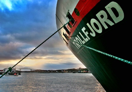 "Trollfjord" in Broennoeysund, Norway